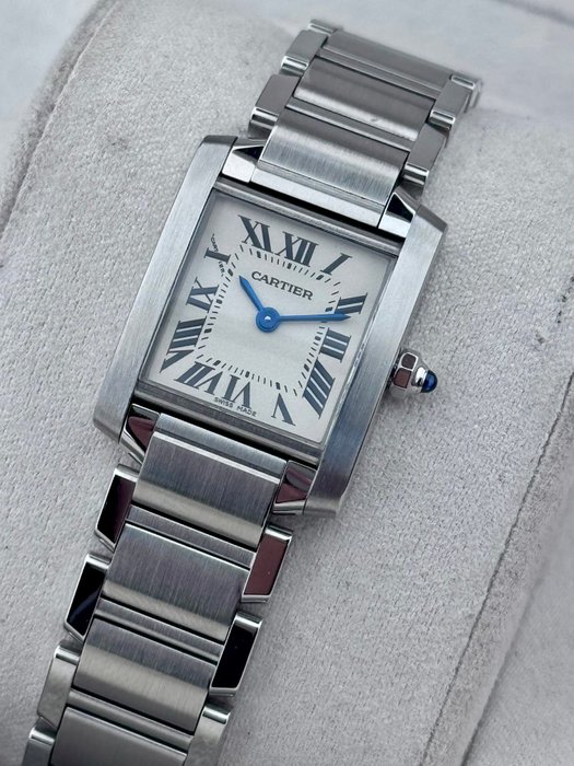 Cartier - Tank Française Lady - Ingen mindstepris - 2384 - Kvinder - 2010-2020