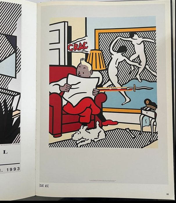 Roy Lichtenstein (after) - Tintin Reading