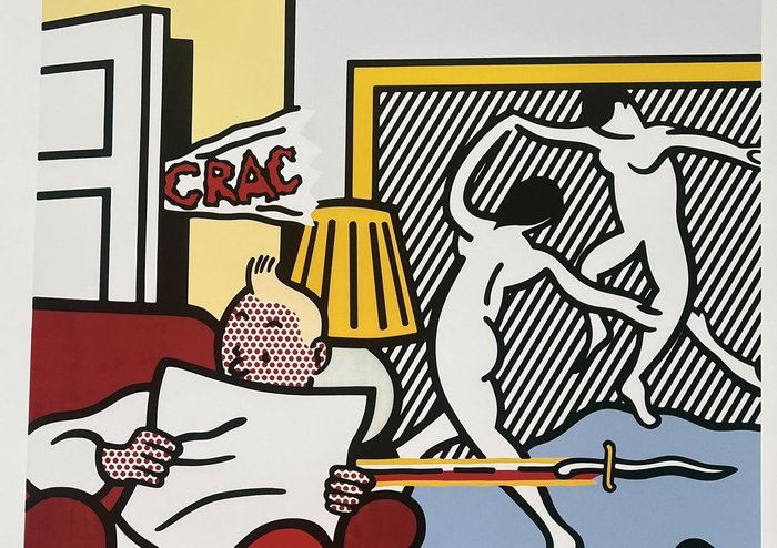 Roy Lichtenstein (after) - Tintin Reading