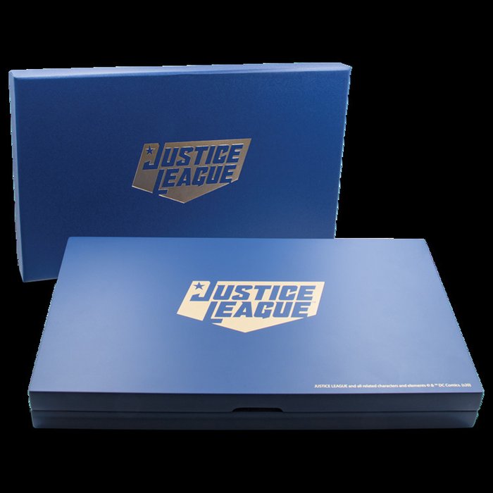 Niue. 2 Dollars 2020 DC Comics - Justice League Complete, 7x1 Oz (.999)