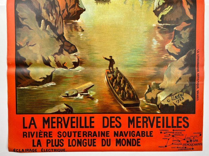 Liedel - Remouchamps La grotte (1923)