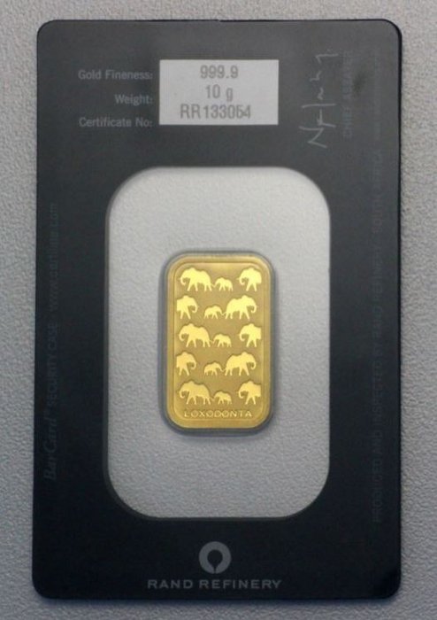 10 gram - Guld - Rand Refiner - Elefanten