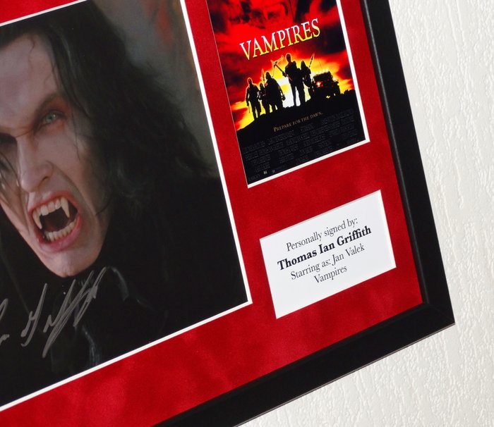 Vampires - Thomas Ian Griffith (Jan Valek) Premium Framed, signed, Certificate of Authenticity