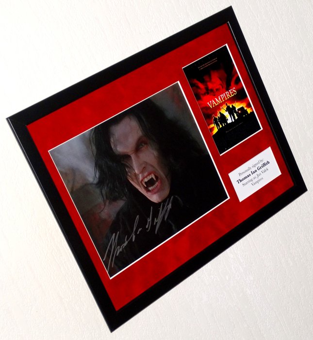 Vampires - Thomas Ian Griffith (Jan Valek) Premium Framed, signed, Certificate of Authenticity