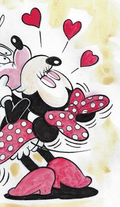 Millet - 1 Watercolour - Mickey Mouse - Vintage Style