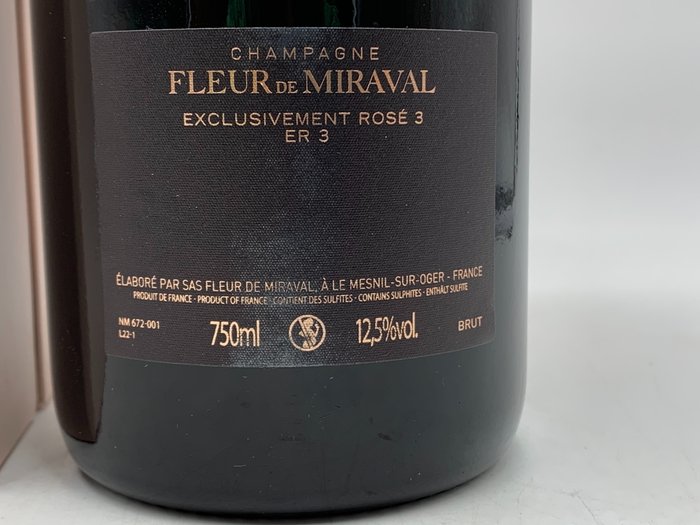 Fleur de Miraval ER3 "Exclusivement Rosé", Rosé - Champagne - 1 Flaske (0,75L)