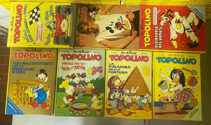 Topolino 1301/1400 - Sequenza semi completa - 99 Comic - Første udgave - 1980/1982