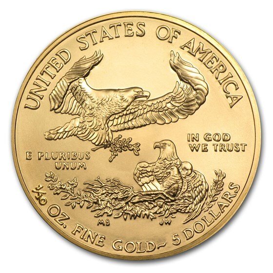 Förenta staterna. 2014 1/10 oz $5 USD American Gold Eagle NGC Early Releases MS 69 (From Mint Box #1)