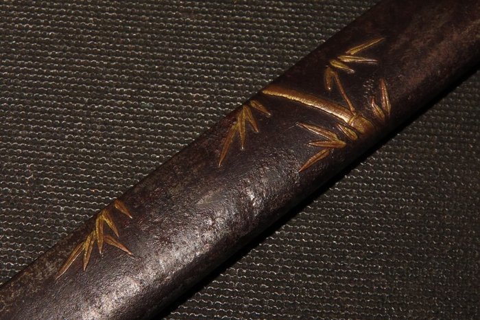 Katana - Smedet jern - Iron Bamboo Koduka : C4-547 - Japan - Edo-perioden (1600-1868)