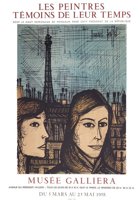 Bernard Buffet - A- (fine - tiny imperfections) - Temoins de leur Temps