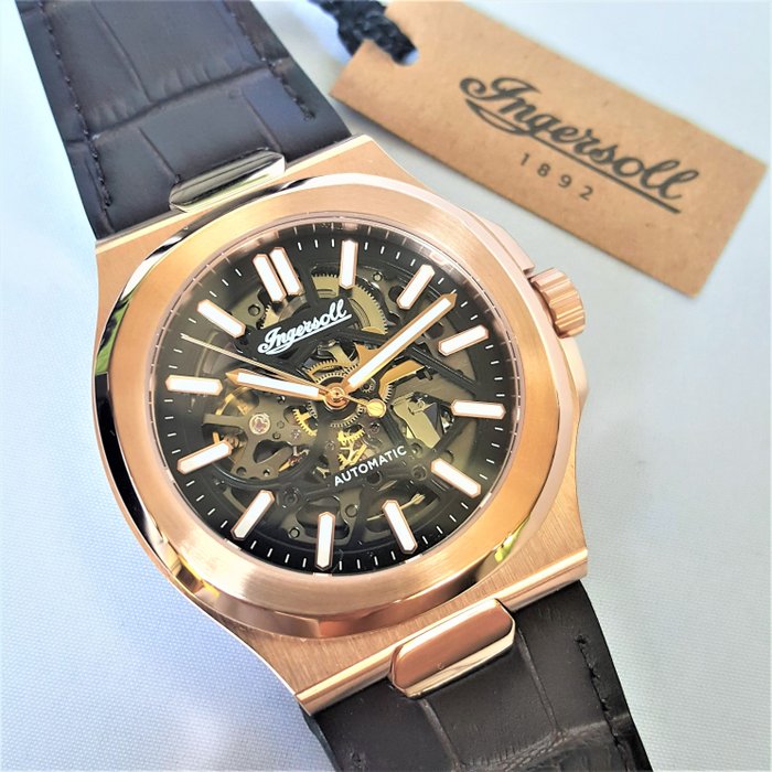 Ingersoll - Automatic - Skeleton - Gold - Catalina - Ingen mindstepris - Mænd - Ny