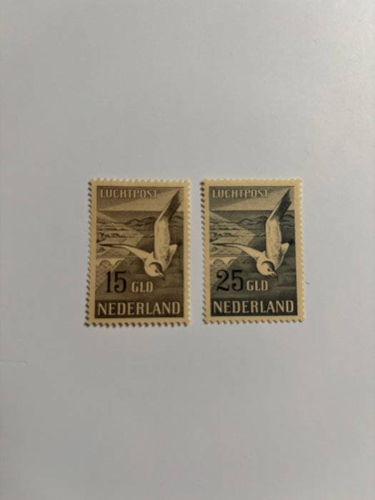 Holland 1951 - Luftpost Måge - NVPH LP12/13