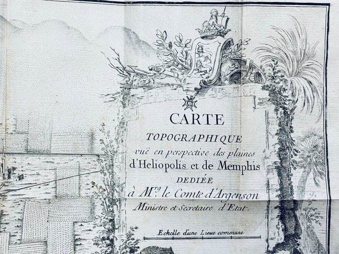 Claude-Louis Fourmont - Description historique et géographique des plaines d'Heliopolis et de Memphis - 1755