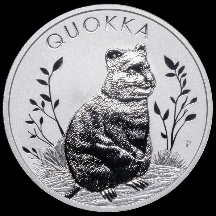 Australien. 1 Dollar 2023 Quokka, 1 Oz (.999)  (Ingen mindstepris)