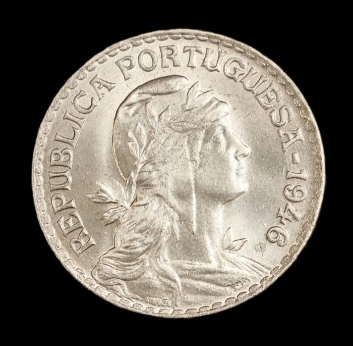 Portugal República 1 Escudo 1946  (Ingen mindstepris)