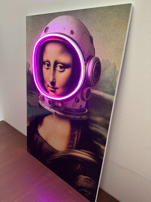 LEDMansion (1995) - Gioconda Astronaut Led Wall Art