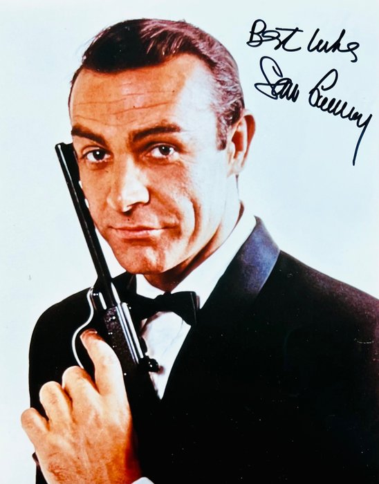 James Bond 007: Dr. No, Sean Connery - Signed in Person - with bbc Certificate - Autograph, photo