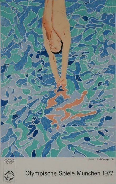 David Hockney (1937) - Olypische Spiele 1972 - Diver