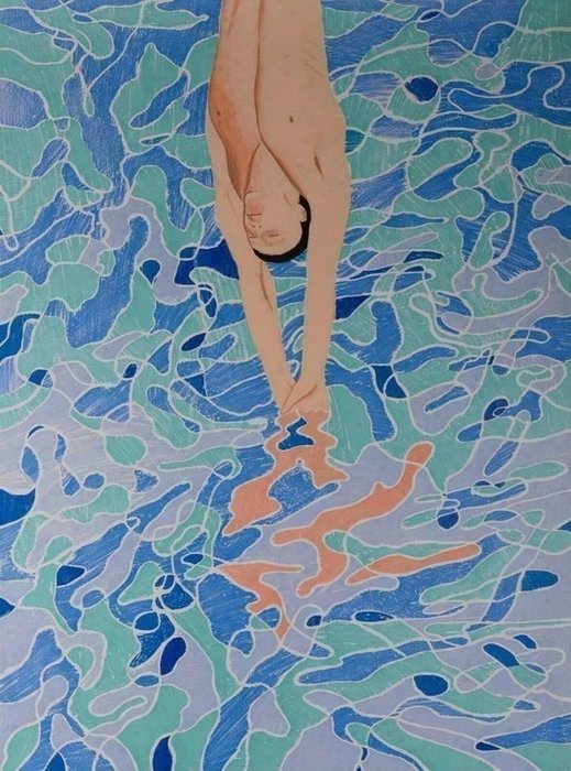 David Hockney (1937) - Olypische Spiele 1972 - Diver