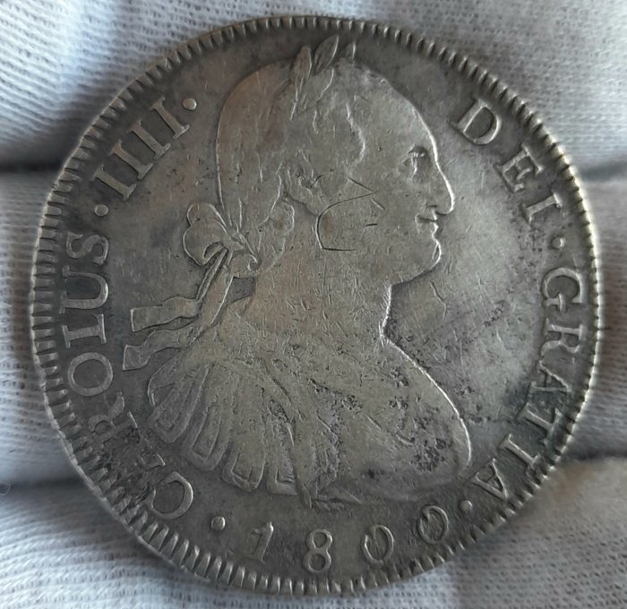 Spanien Carlos IV (1788-1808) 8 Reales 1800 Guatemala M