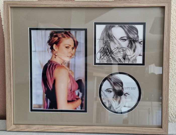 LeAnn Rimes - Photo - Håndunderskrevet personligt, indrammet