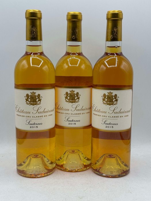 2015 Château Suduiraut - Sauternes 1er Grand Cru Classé - 3 Flasker (0,75 L)