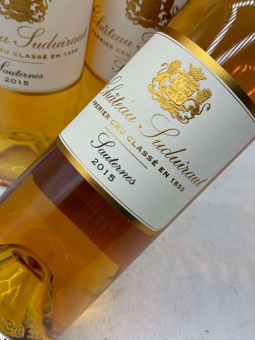 2015 Château Suduiraut - Sauternes 1er Grand Cru Classé - 3 Flasker (0,75 L)