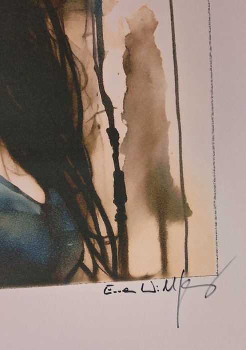 Amy Winehouse by Emma Wildfang - Watercolor Edition - Fine Art High-Quality Giclée - Begrænset oplag - 2024