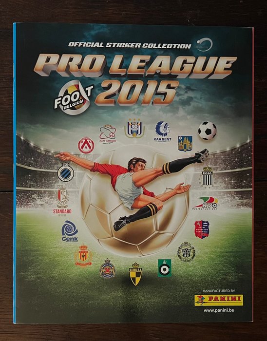 Panini - Pro League 2015 Belgium - Incomplete album + (329/350) Incomplete loose sticker set