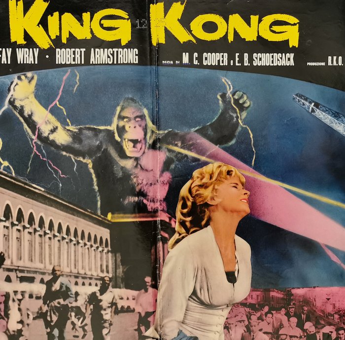 Sci Fi - Horror - King Kong - Godzilla - 14 Italian posters, fotobusta