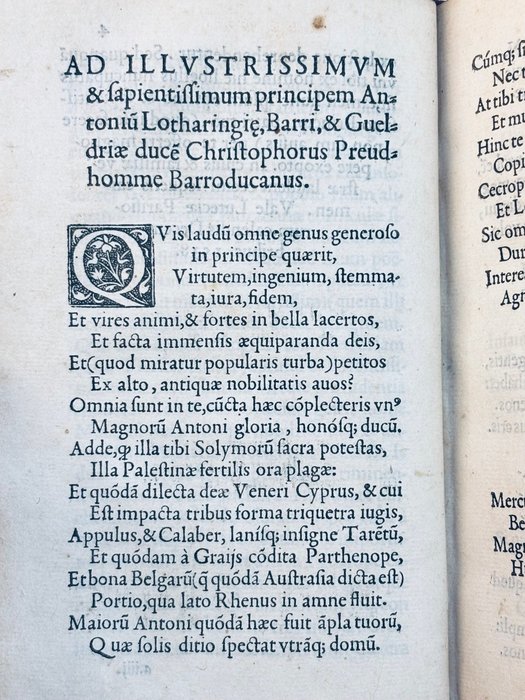 Basinio da Parma [Post-incunable] - Trium poetarum elegantissimorum Porcelii, Basinii et Trebani opuscula... Parisiis - 1539