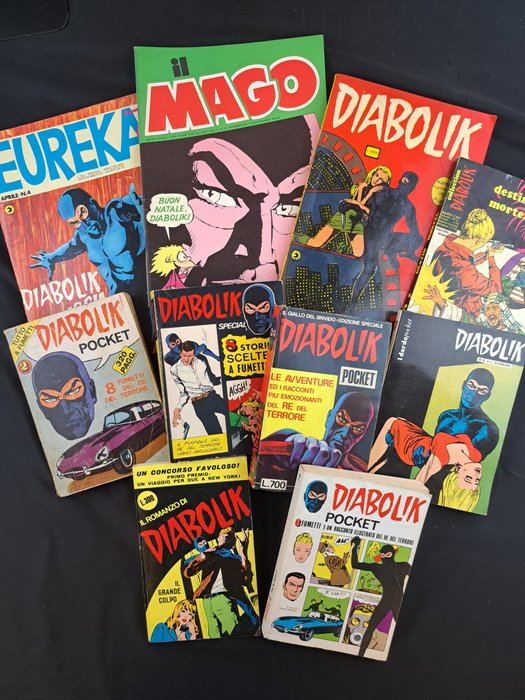 Diabolik Poket e altre cose Diabolike Fuori Collana - 10 Comic - 1964/1976