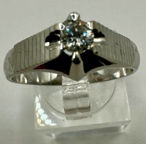 Ingen mindstepris - Ring Sølv -  0.30ct. tw. Diamant (Natur)