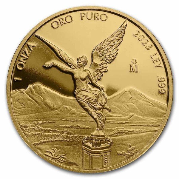 Mexico 2023 19 oz Gold Mexican Libertad Proof (5 Coin Set)