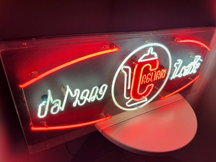 Filo Neon light sign, Caffè Cagliari - Lysskilt - plexi