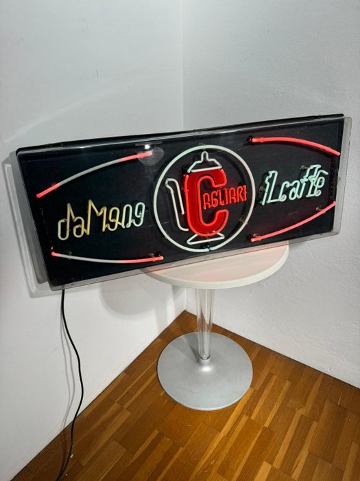 Filo Neon light sign, Caffè Cagliari - Lysskilt - plexi