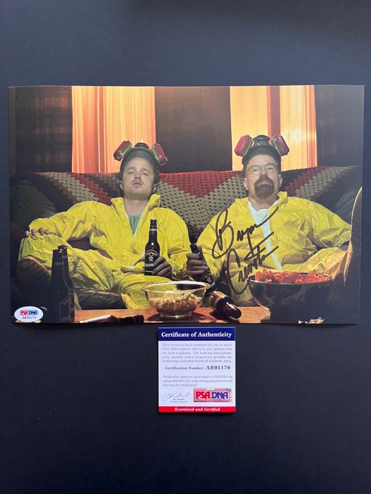 Breaking Bad, Bryan Cranston (Heisenberg) - Signed in Person - with PSA/DNA Certificate - Autograph, photo - No Reserve!