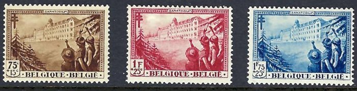 Belgien 1932 - Serien "Sanatorium" - OBP/COB 356/62