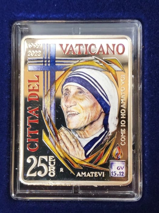 Vatikanstaten. 25 Euro 2022 "Madre Teresa di Calcutta" Proof