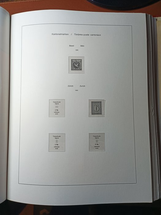 Schweiz 1862/2015 - Meget stor samling af Schweiz i 9 albums