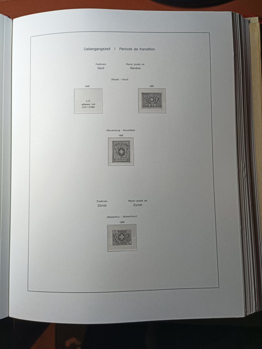 Schweiz 1862/2015 - Meget stor samling af Schweiz i 9 albums