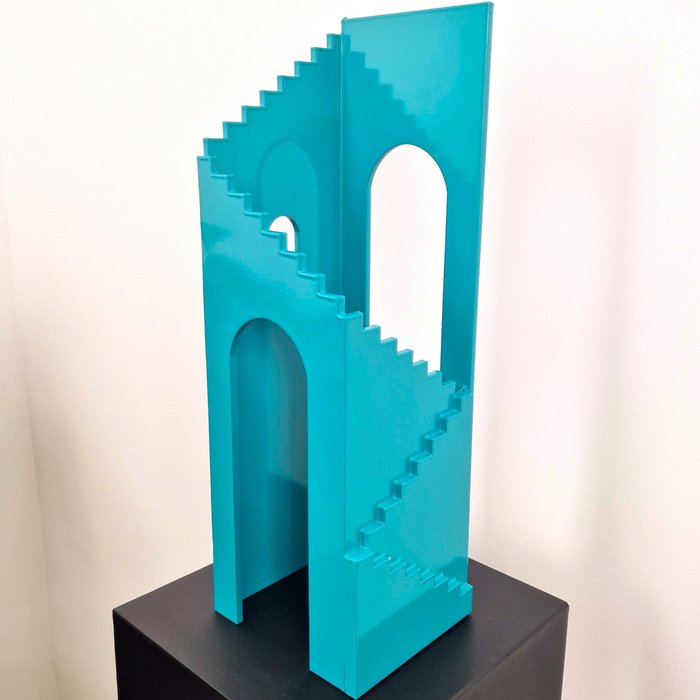 José Soler Art - Tower, Turquoise · No reserve