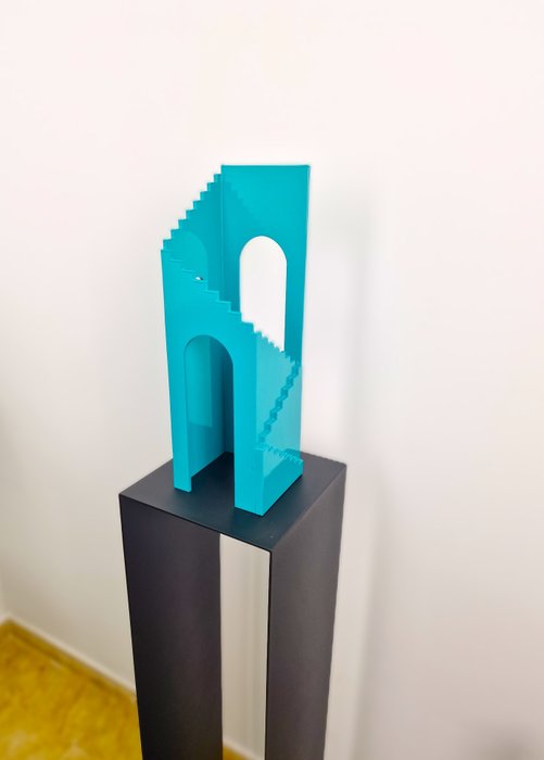 José Soler Art - Tower, Turquoise · No reserve