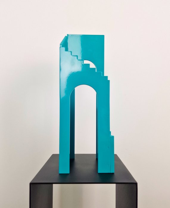 José Soler Art - Tower, Turquoise · No reserve