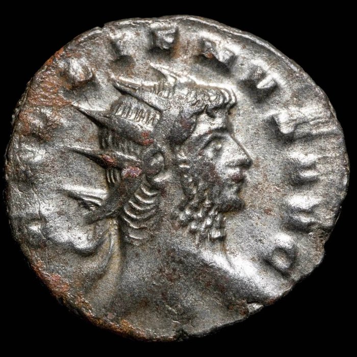 Romarriket. Gallienus (AD 253-268). Silvered Antoninianus DIANAE CONS AVG  (Ingen mindstepris)