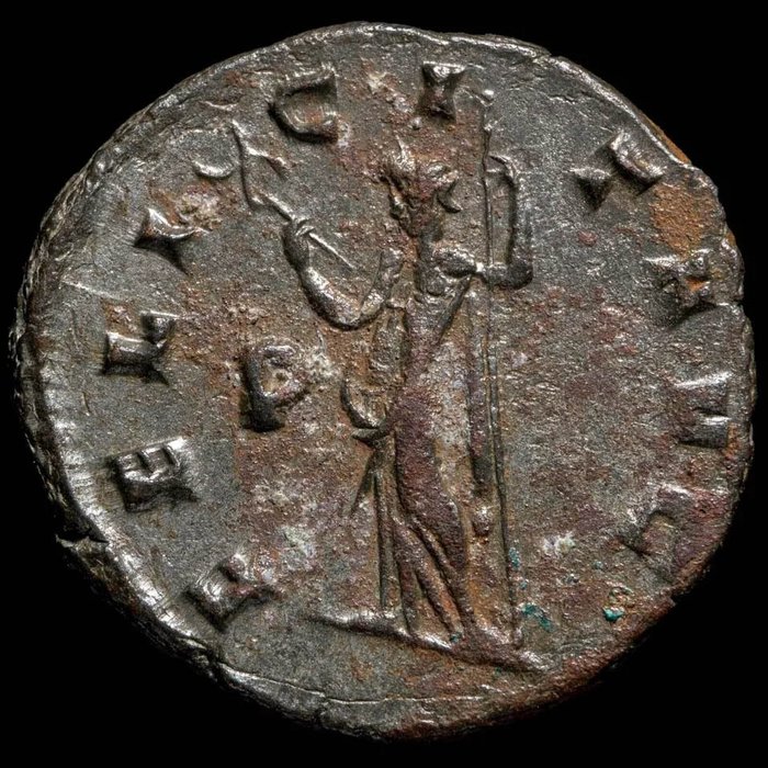 Romarriket. Gallienus (AD 253-268). Silvered Antoninianus DIANAE CONS AVG  (Ingen mindstepris)