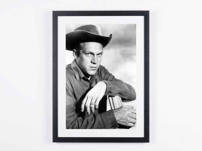 Steve McQueen ( Josh Randall ) - Wanted: Dead or Alive 1958-1961 - This Fine Art Photography is based on the original picture. This is not AI picture. - Original Certificate (COA), Hologram Logo Editor and QR Code - 100% New items.