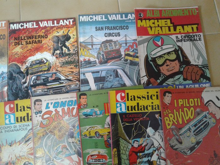 Michel Vaillant - tra Classici Audacia - Albi Ardimento e Comic Art - 10 Comic - 1965