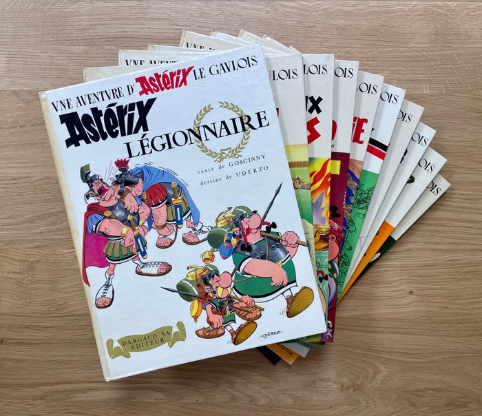 Asterix T10 à T19 - 10x C - 10 Albums - Første udgave - 1967/1972