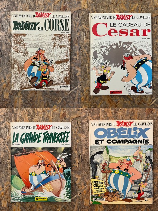 Asterix - 4x C - 4 Album - Første udgave - 1973/1976